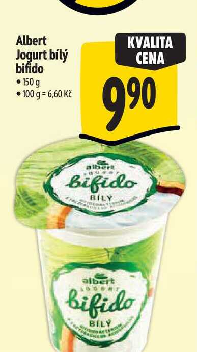 Albert Jogurt bílý bifido 150 g