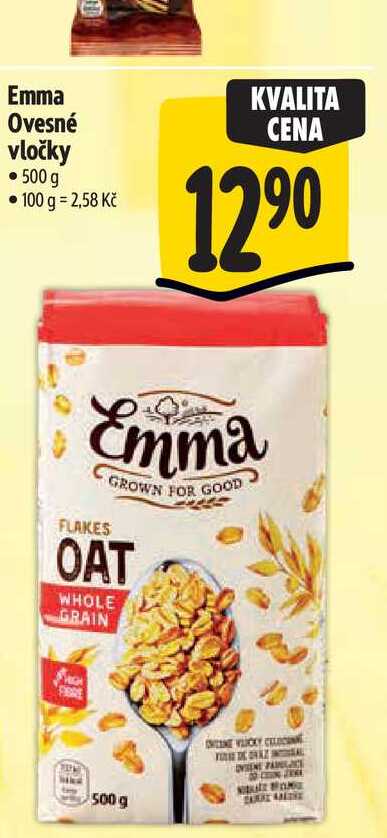 Emma Ovesné vločky 500 g
