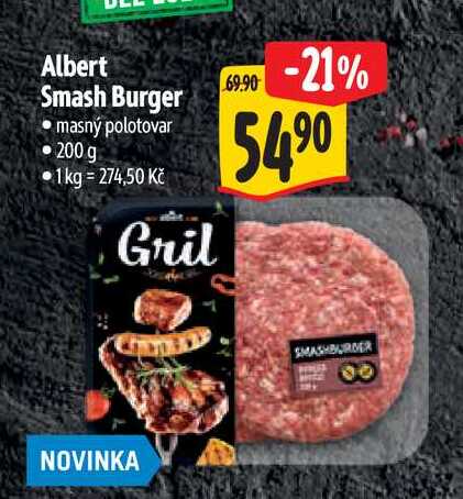 Albert  Smash Burger  200 g