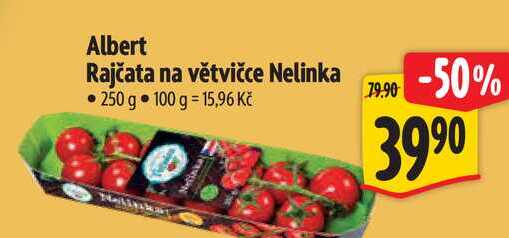 Albert Rajčata na větvičce Nelinka 250 g