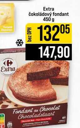 Extra čokoládový fondant 450 g