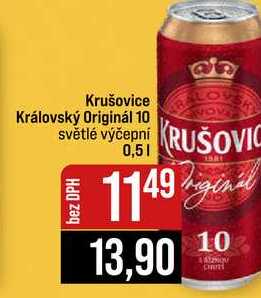 Krušovice Královský Originál 10 0,5l