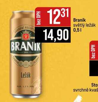 Braník světlý ležák 0,5l