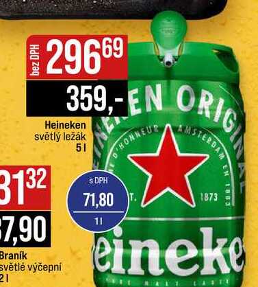 Heineken světlý ležák 5l