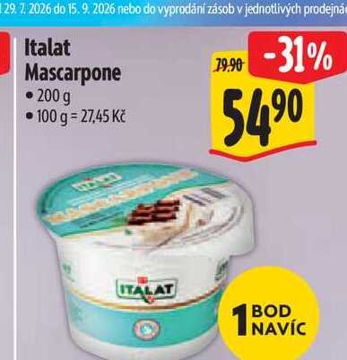   Italat Mascarpone • 200 g 