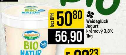 Weideglück Jogurt krémový 3,8% 1kg 