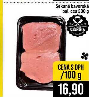Sekaná bavorská bal. cca 200 g 100g