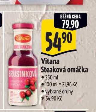 Vitana Steaková omáčka 250 ml