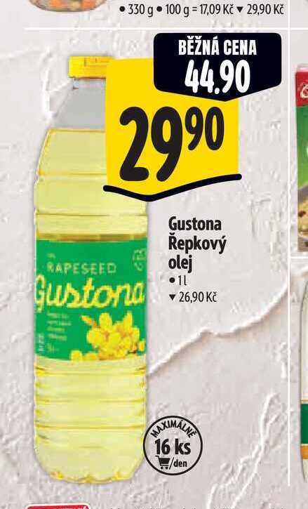   Gustona Řepkový olej 1 l