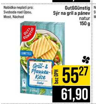 Gut&Günstig Sýr na gril a pánev natur 150 g 