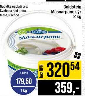 Goldsteig Mascarpone sýr 2 kg
