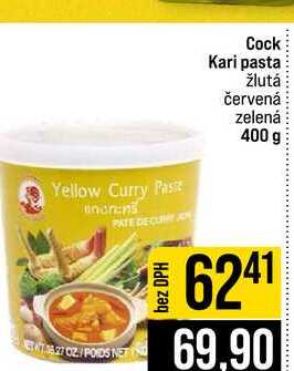 Cock Kari pasta žlutá červená zelená 400 g