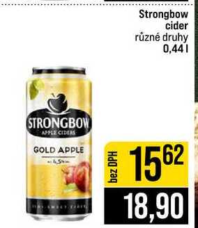Strongbow cider různé druhy 0,44l