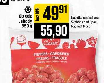 Classic Jahody 650 g