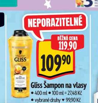 Gliss Šampon na vlasy 400 ml