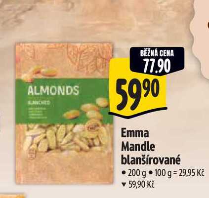   Emma Mandle blanšírované  200 g 