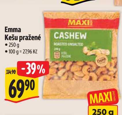 Emma Kešu pražené  250 g  