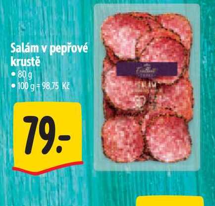 Salám v pepřové krustě 80 g