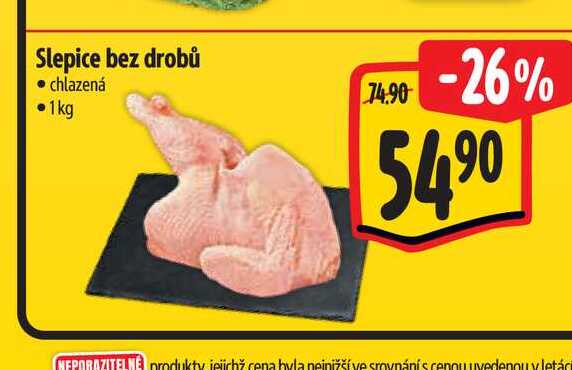 Slepice bez drobů 1 kg