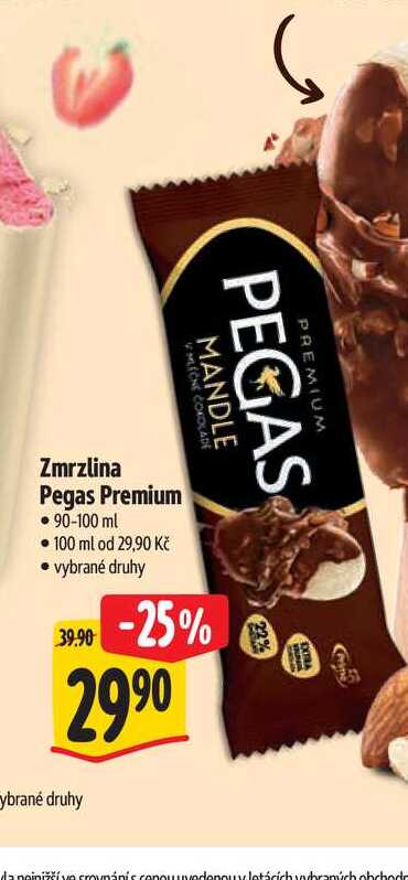 Zmrzlina Pegas Premium 90-100 ml
