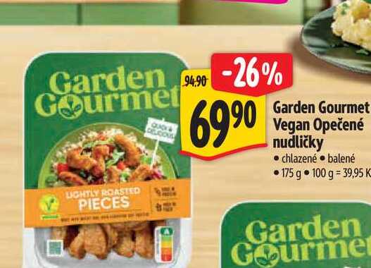 Garden Gourmet Vegan Opečené nudličky 175 g