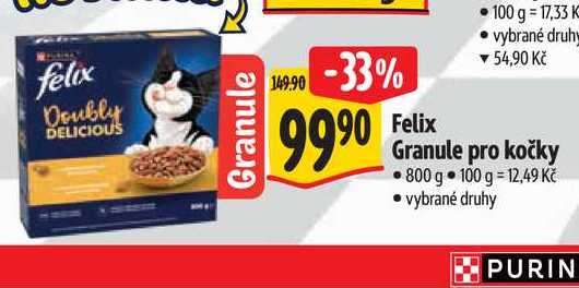  Felix Granule pro kočky 800 g 