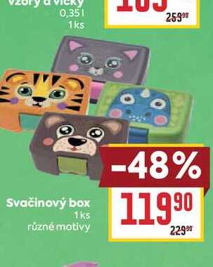 Svačinový box 1ks různé motivy