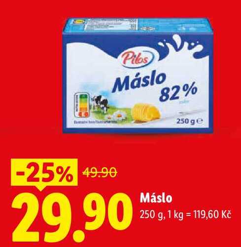 Máslo, 250 g