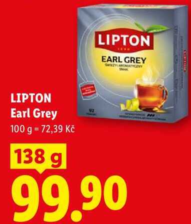LIPTON Earl Grey, 138 g