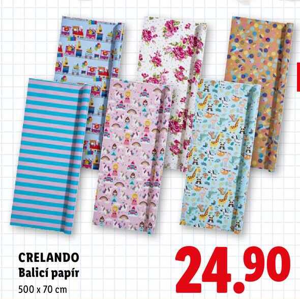 CRELANDO Balicí papír