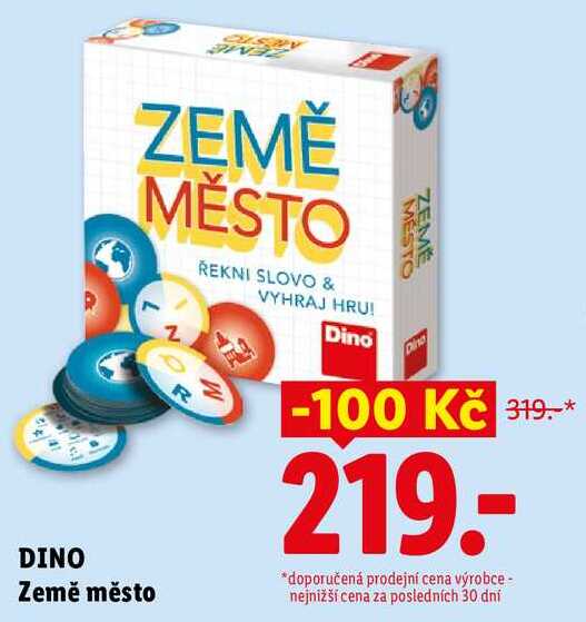 DINO Země město 