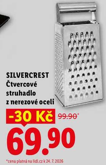 SILVERCREST Čtvercové struhadlo z nerezové oceli 