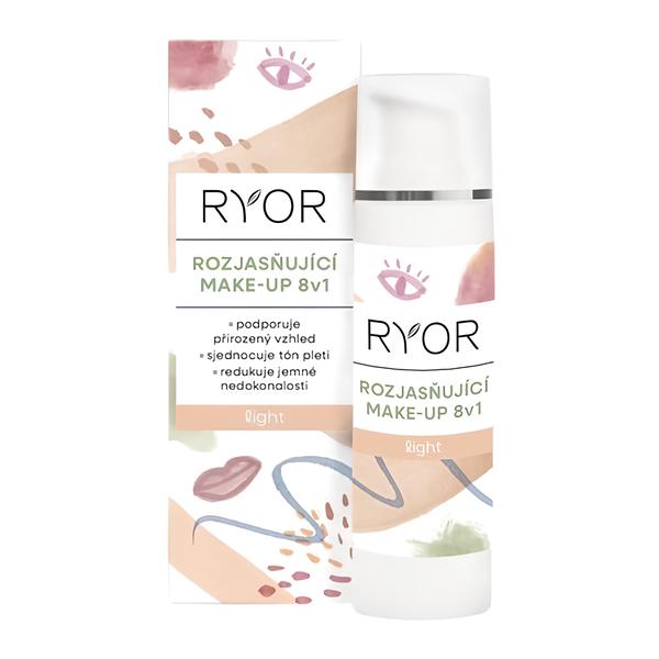 Ryor Rozjasňující make-up 8v1, light