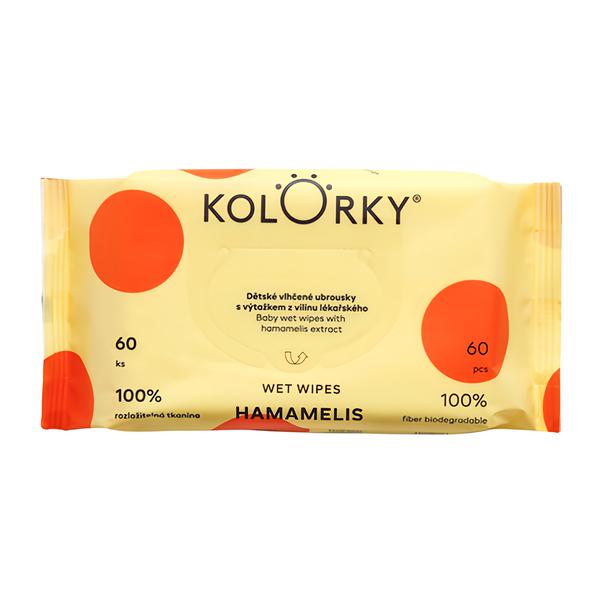 Kolorky Hamamelis Dětské vlhčené ubrousky s výtažkem z vilínnu lékařského