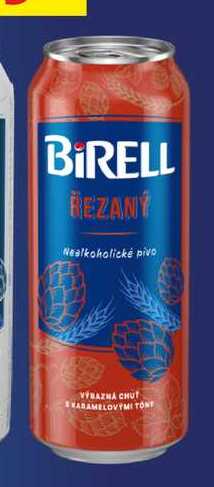 Radegast Birell řezaný, nealkoholické pivo (plechovka) 0,5l 0.5l
