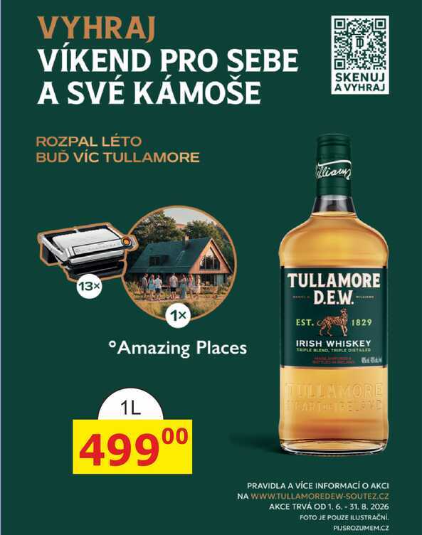 Tullamore Dew Irish whiskey 1l
