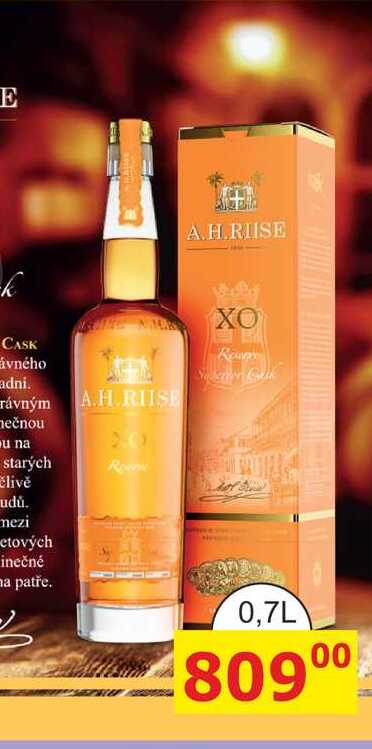 A.H.Riise XO Ambre d'Or Reserve 42% 0,7l