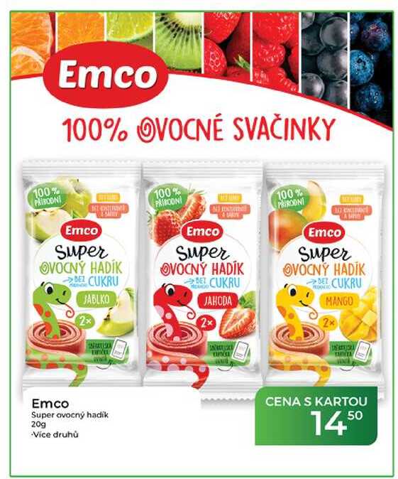 Emco Super ovocný hadik 20g
