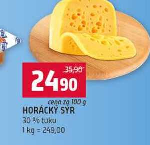 HORÁCKÝ SÝR 30% tuku 100g