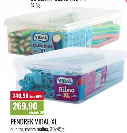 PENDREK VIDAL XL, 30x45g  