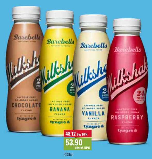 Barebells Milkshake 330ml