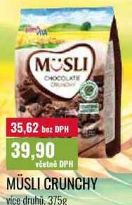 MÜSLI CRUNCHY, 375g 