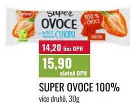 SUPER OVOCE 100%, více druhů, 30g