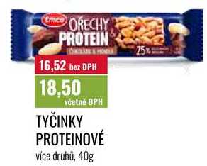  TYČINKY PROTEINOVÉ, 40g 