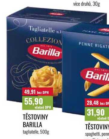 TĚSTOVINY BARILLA, 500g 