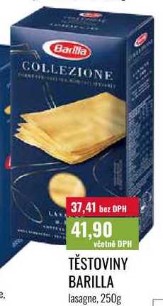 TĚSTOVINY BARILLA, lasagne, 250g 