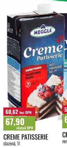 CREME PATISSERIE, slazená, 11