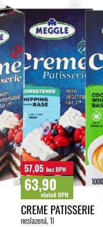 CREME PATISSERIE, neslazená 1 l