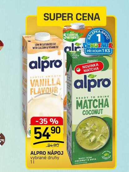 ALPRO NÁPOJ vybrané druhy 11