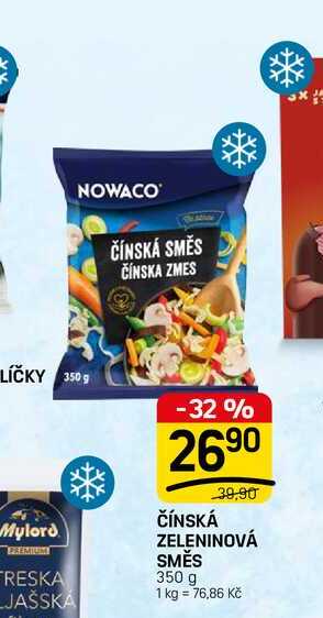 ČÍNSKÁ ZELENINOVÁ SMĚS 350 g